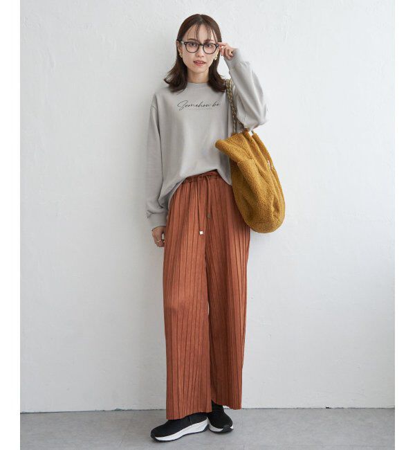 ikka「裏毛ロゴフォトスウェット」|パーカー|