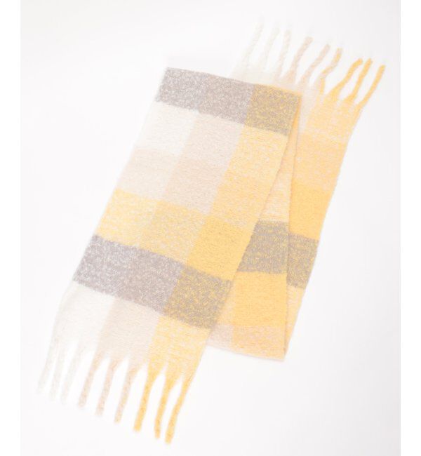 Lbc with Life「カラーブロックストール」|マフラー|