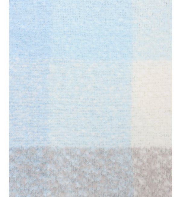 Lbc with Life「カラーブロックストール」|マフラー|