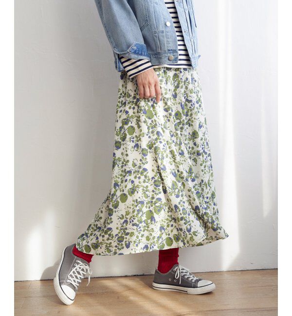 Lbc with Life「プリントマーメイドスカート」|スカート|