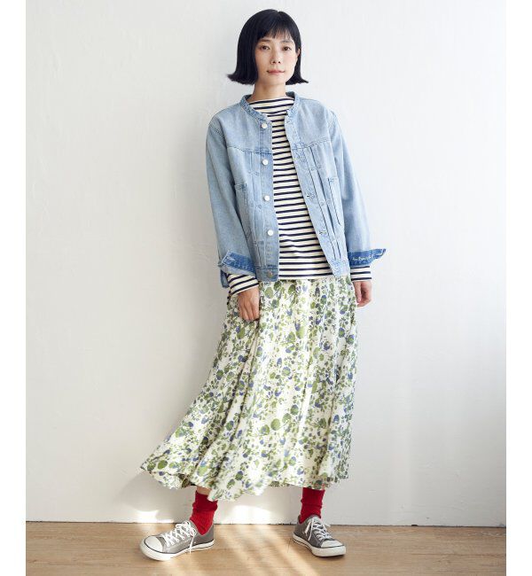 Lbc with Life「プリントマーメイドスカート」|スカート|