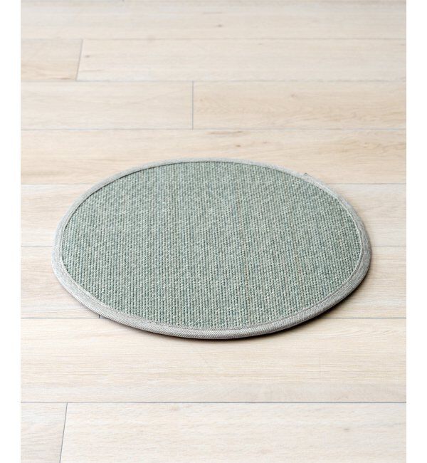 Lbc with Life「デニム 竹チェアパッド」|クッション・クッションカバー|ブルー