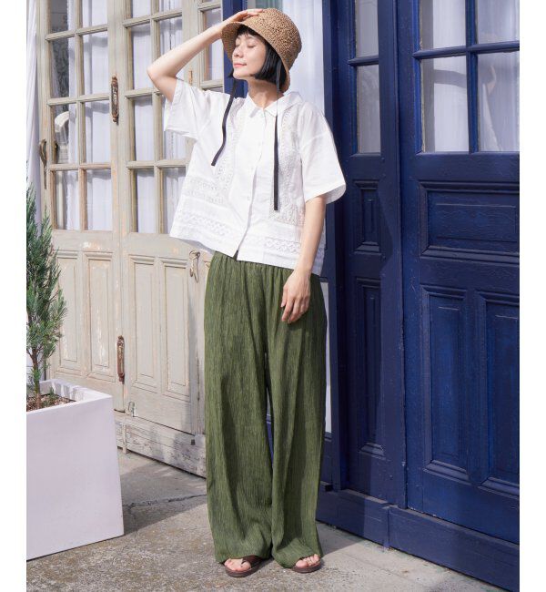 Lbc with Life「エアプリーツワイドイージーパンツ」|その他|