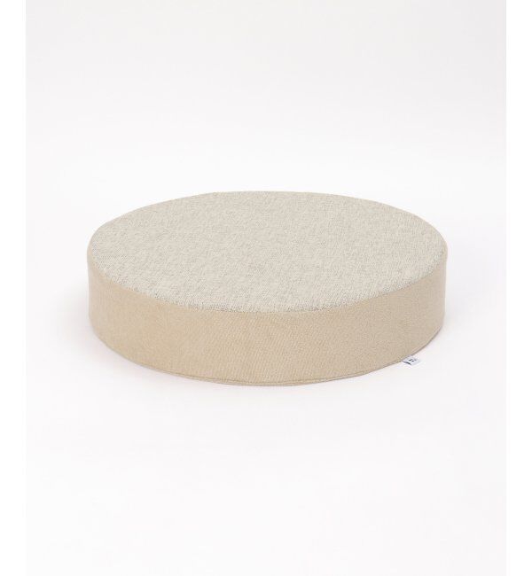 Lbc with Life「ラウンド スラブ&パイルシートクッション H8cm」|クッション・クッションカバー|