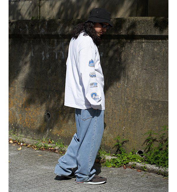VENCE share style「VISION STREET WEAR ヴィジョンストリートウェア ロゴ袖プリントロンTシャツ」|Tシャツ・カットソー|