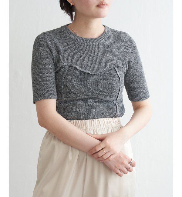 VENCE share style「ニットビスチェドッキングプルオーバー」|タンクトップ|