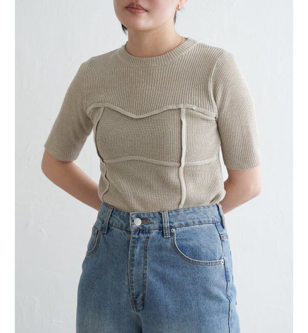 VENCE share style「ニットビスチェドッキングプルオーバー」|タンクトップ|