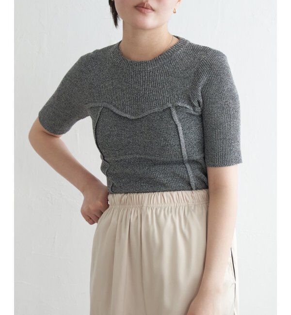 VENCE share style「ニットビスチェドッキングプルオーバー」|タンクトップ|