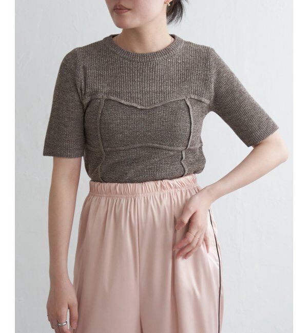 VENCE share style「ニットビスチェドッキングプルオーバー」|タンクトップ|