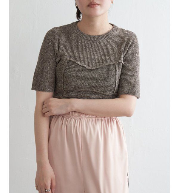 VENCE share style「ニットビスチェドッキングプルオーバー」|タンクトップ|