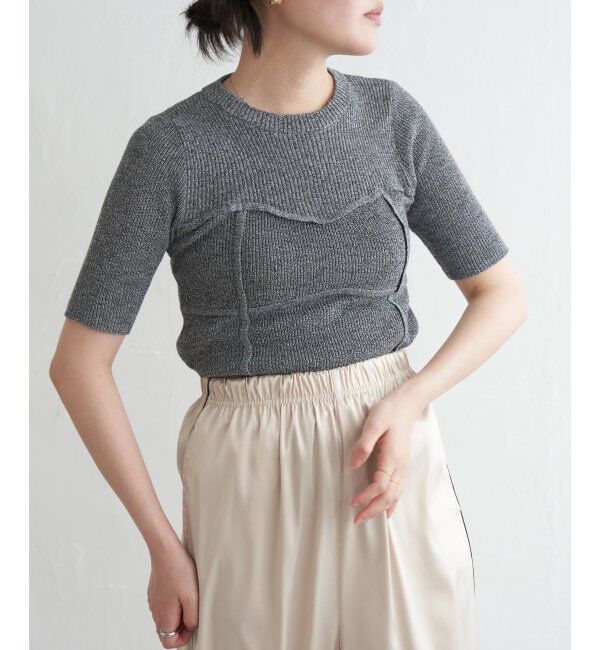 VENCE share style「ニットビスチェドッキングプルオーバー」|タンクトップ|