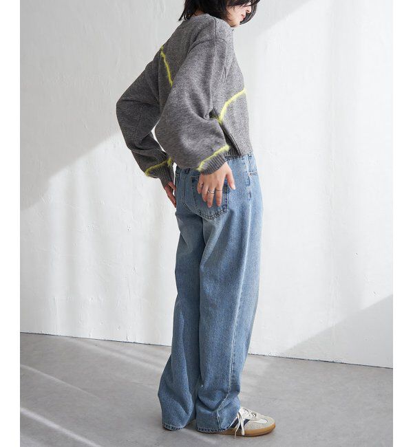 VENCE share style「アルパカタッチラインフェザープルオーバー」|ニット・セーター|