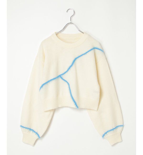 VENCE share style「アルパカタッチラインフェザープルオーバー」|ニット・セーター|