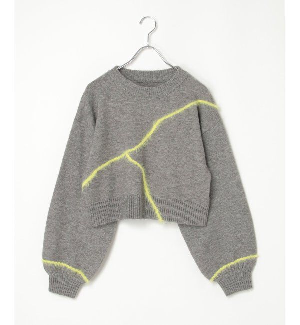 VENCE share style「アルパカタッチラインフェザープルオーバー」|ニット・セーター|