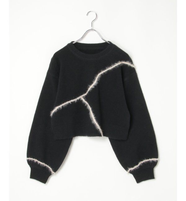 VENCE share style「アルパカタッチラインフェザープルオーバー」|ニット・セーター|