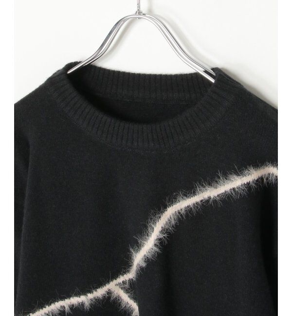 VENCE share style「アルパカタッチラインフェザープルオーバー」|ニット・セーター|