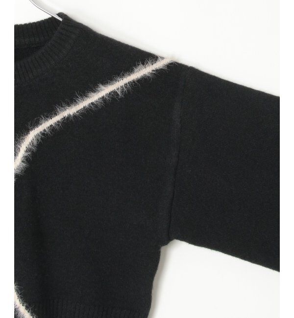 VENCE share style「アルパカタッチラインフェザープルオーバー」|ニット・セーター|