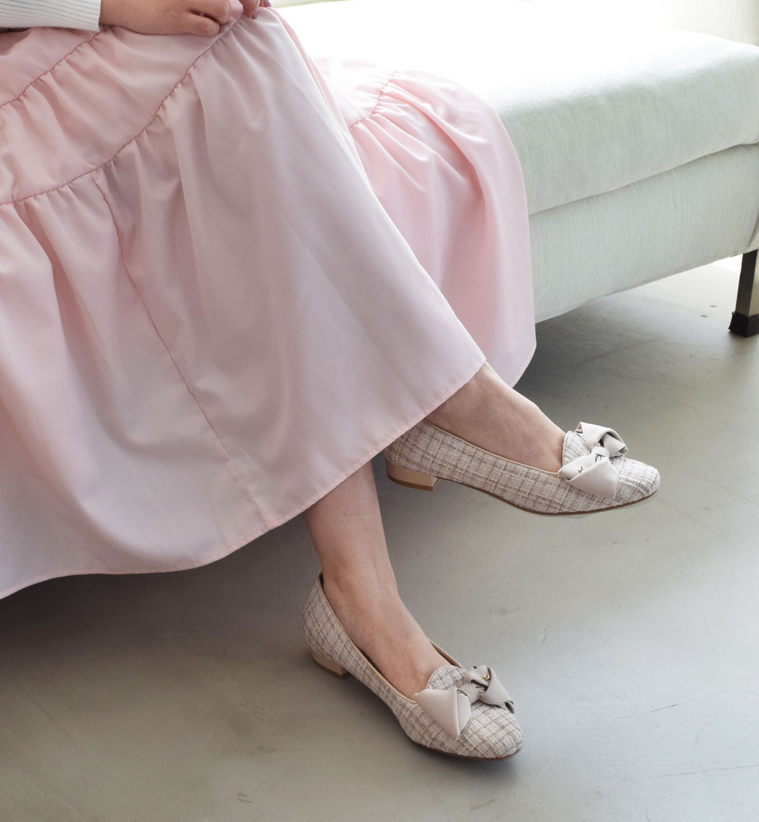 Bridget Birkin「【Bridget Birkin】リボンローファーパンプス」|ローファー|BGZ