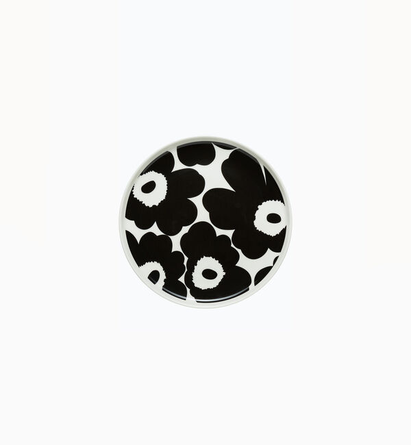 Marimekko「Unikko プレート20cm」|その他|ブラック&times;ホワイト