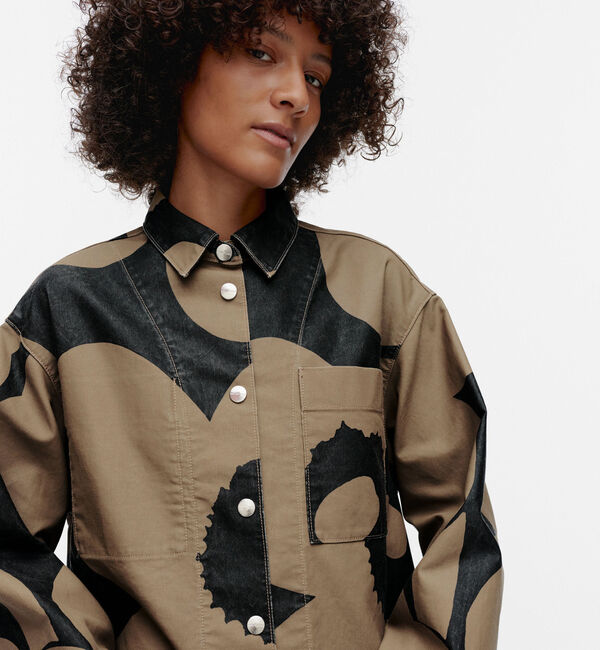 Marimekko「Abstraktio Unikko シャツ」|シャツ・ブラウス|
