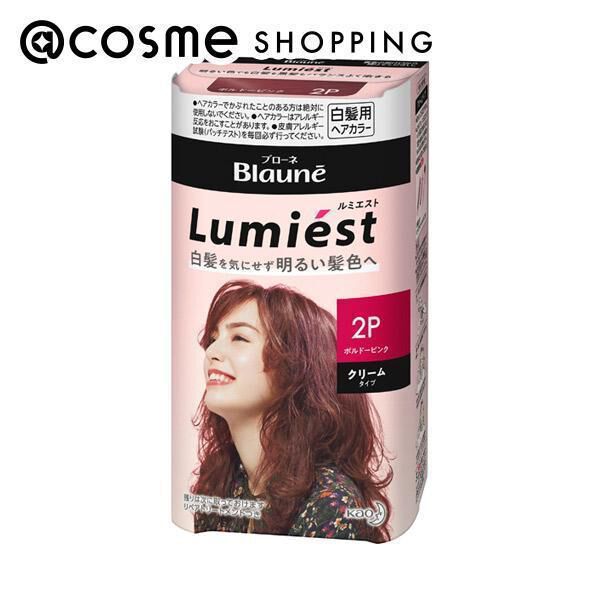  「ブローネ ルミエスト ヘアカラー 2P ボルドーピンク (108g)」|ヘアスタイリング|その他