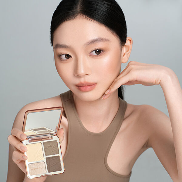  「JUDYDOLL メリハリマスターパレット #02N ウォームトーン (9g)」|フェイスパウダー|