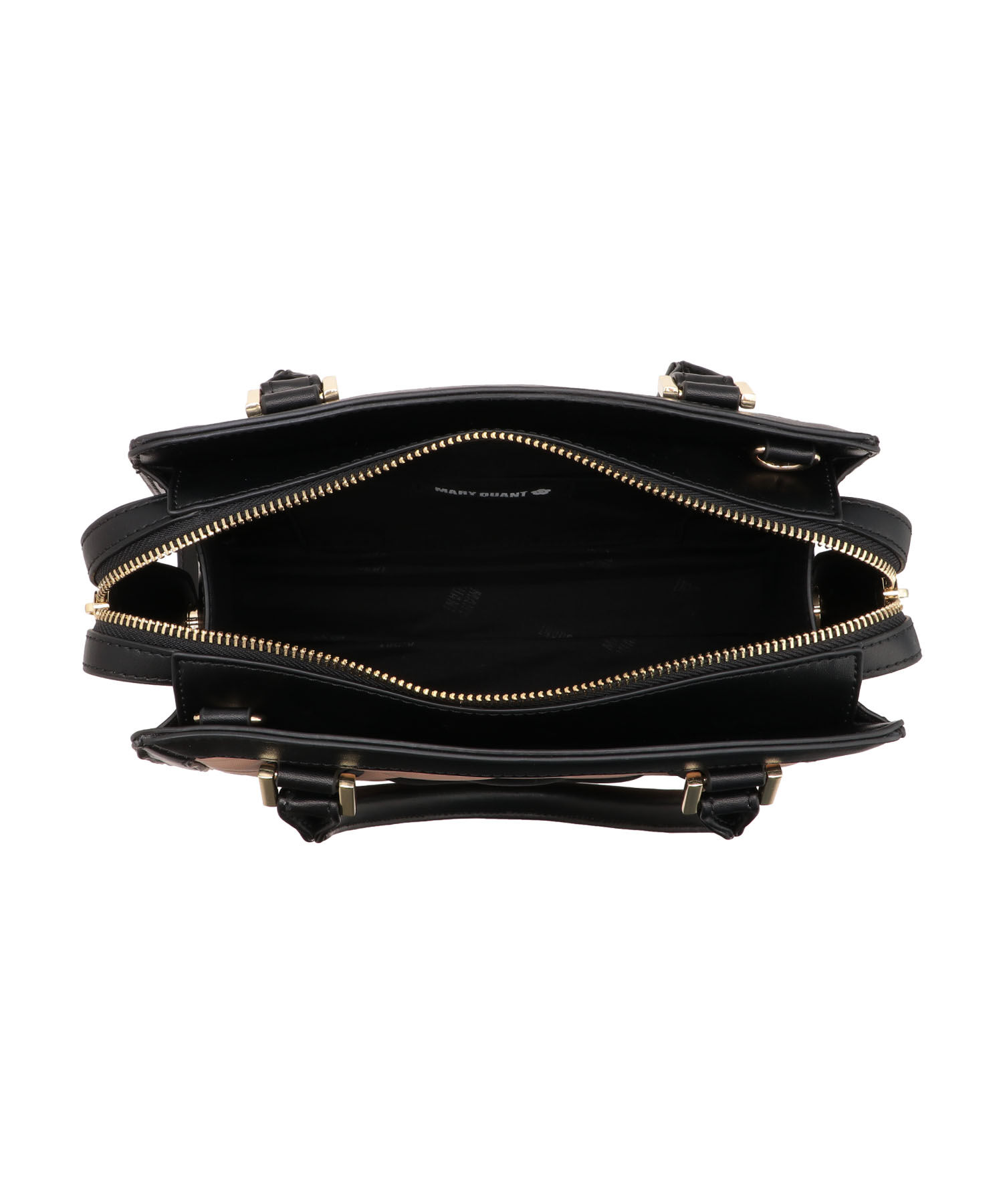 MARY QUANT「スクエアキルトデイジーパッチ 2WAYトート」|トートバッグ|