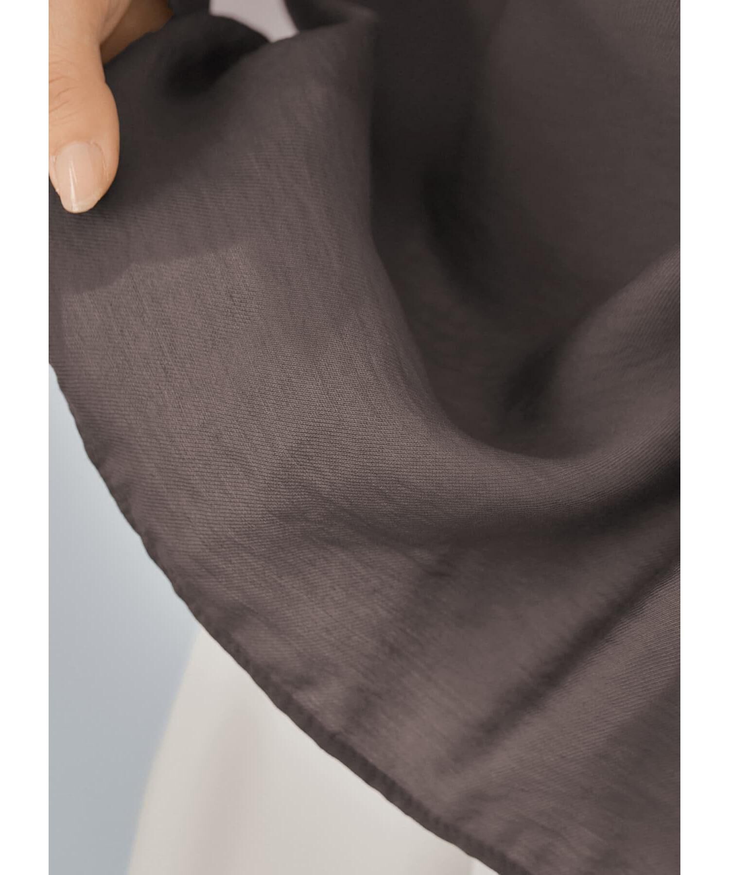 STYLE DELI「微光沢シボ感ギャザーブラウス」|シャツ・ブラウス|