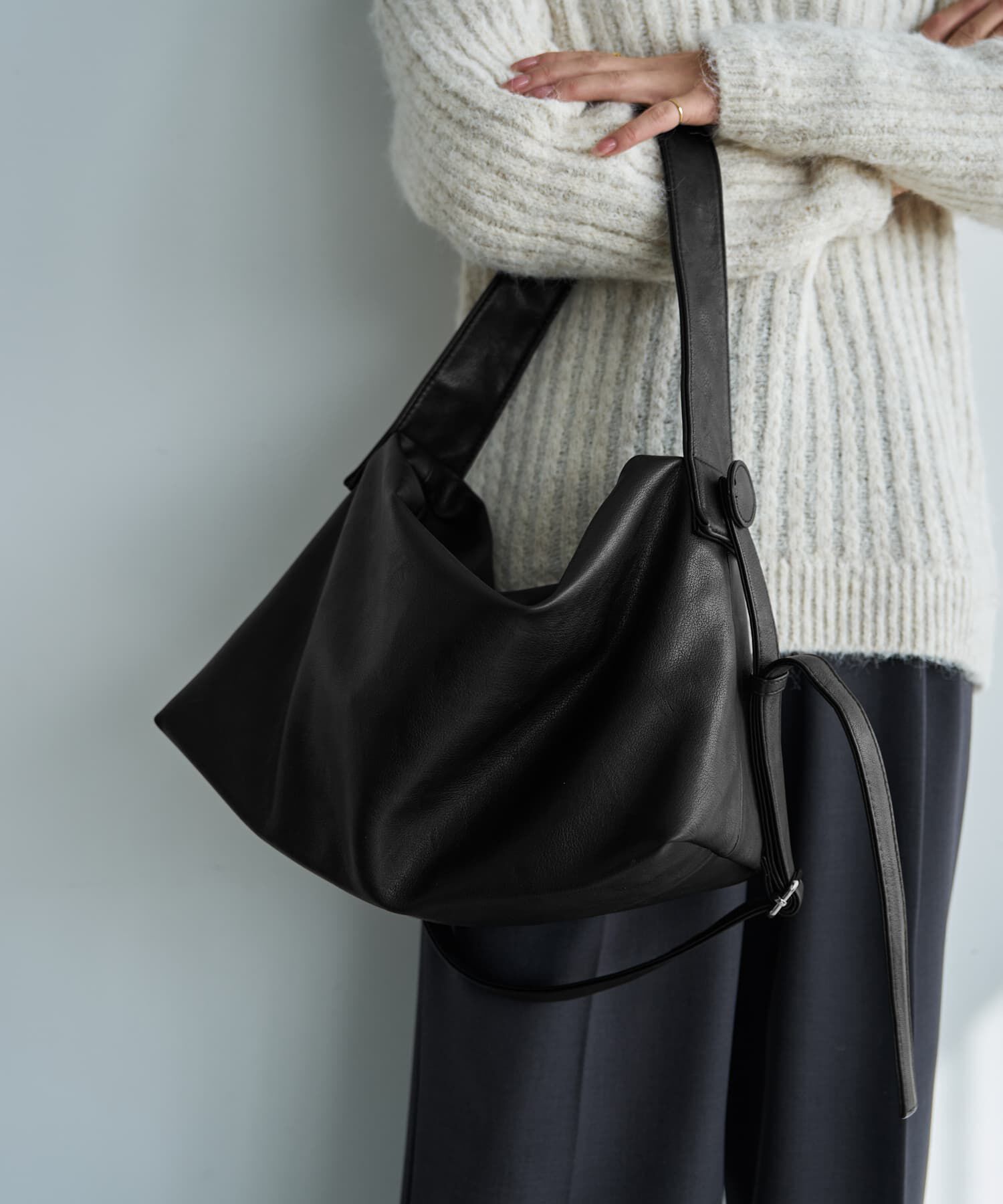 STYLE DELI「ダブルストラップ軽量くったりショルダーバッグ」|ショルダー・メッセンジャー|