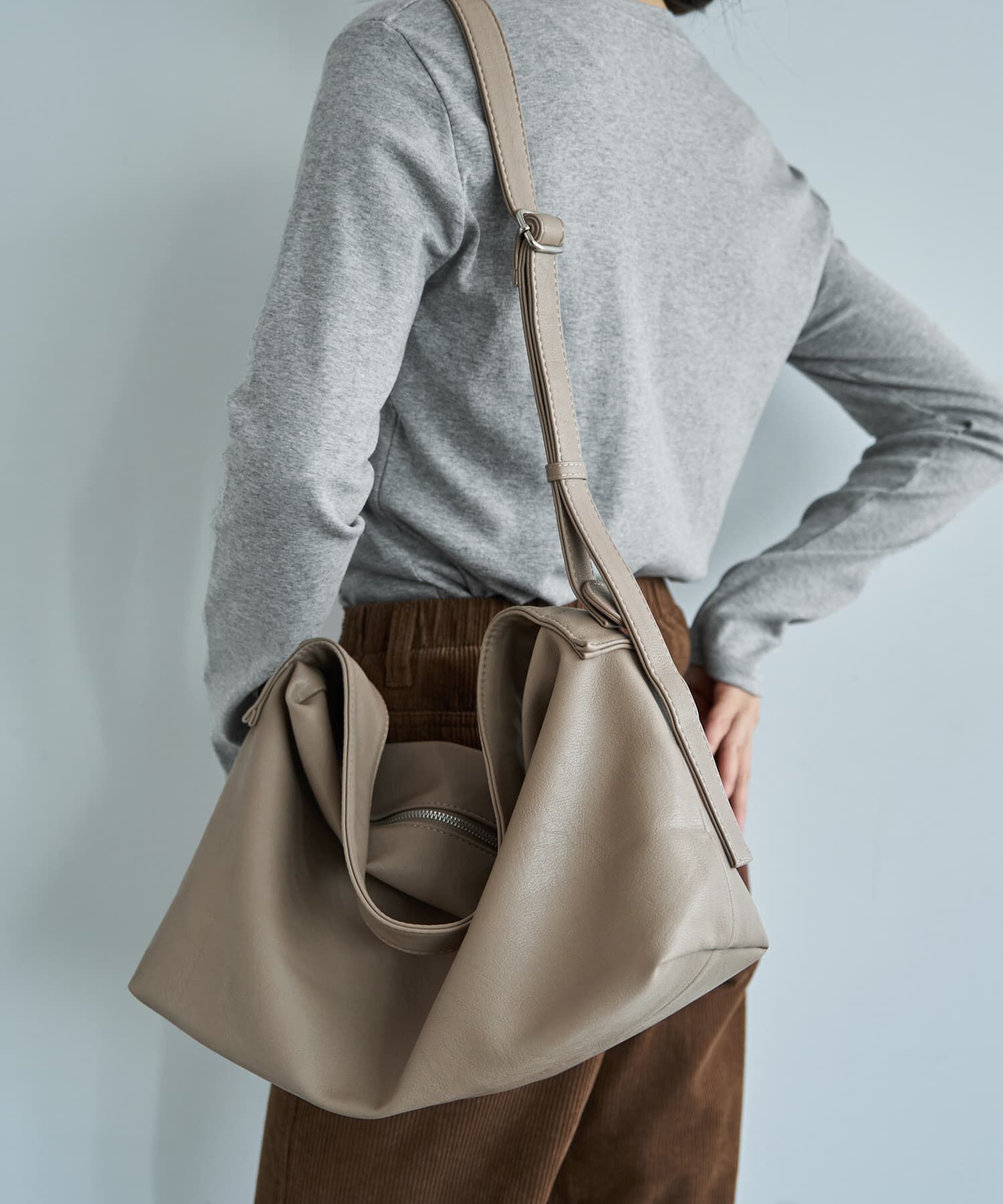 STYLE DELI「ダブルストラップ軽量くったりショルダーバッグ」|ショルダー・メッセンジャー|