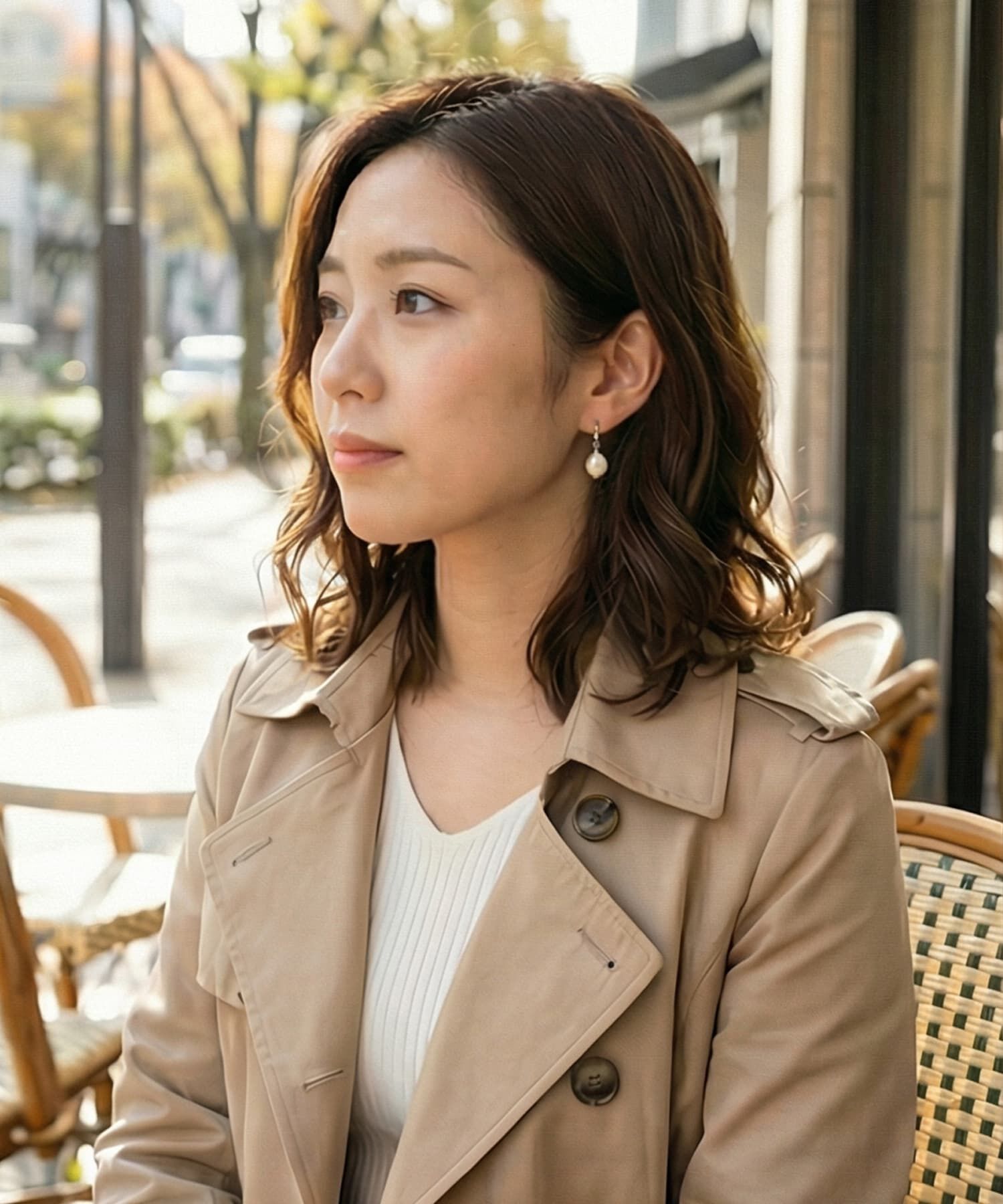 STYLE DELI「【DELI by】揺れ感淡水パールのミニドロップピアス」|ピアス|