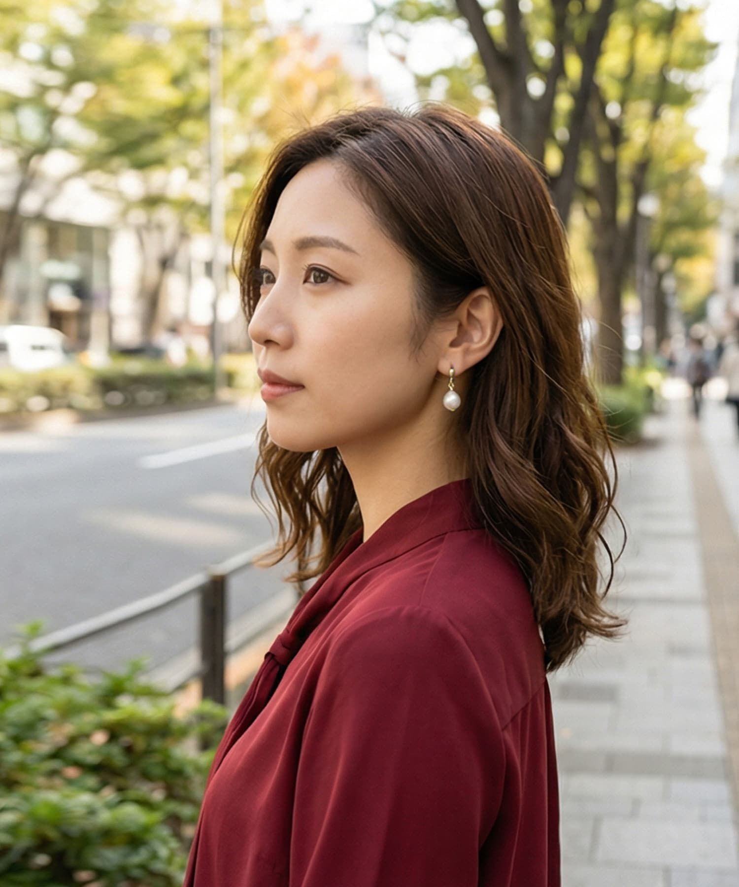 STYLE DELI「【DELI by】揺れ感淡水パールのミニドロップピアス」|ピアス|