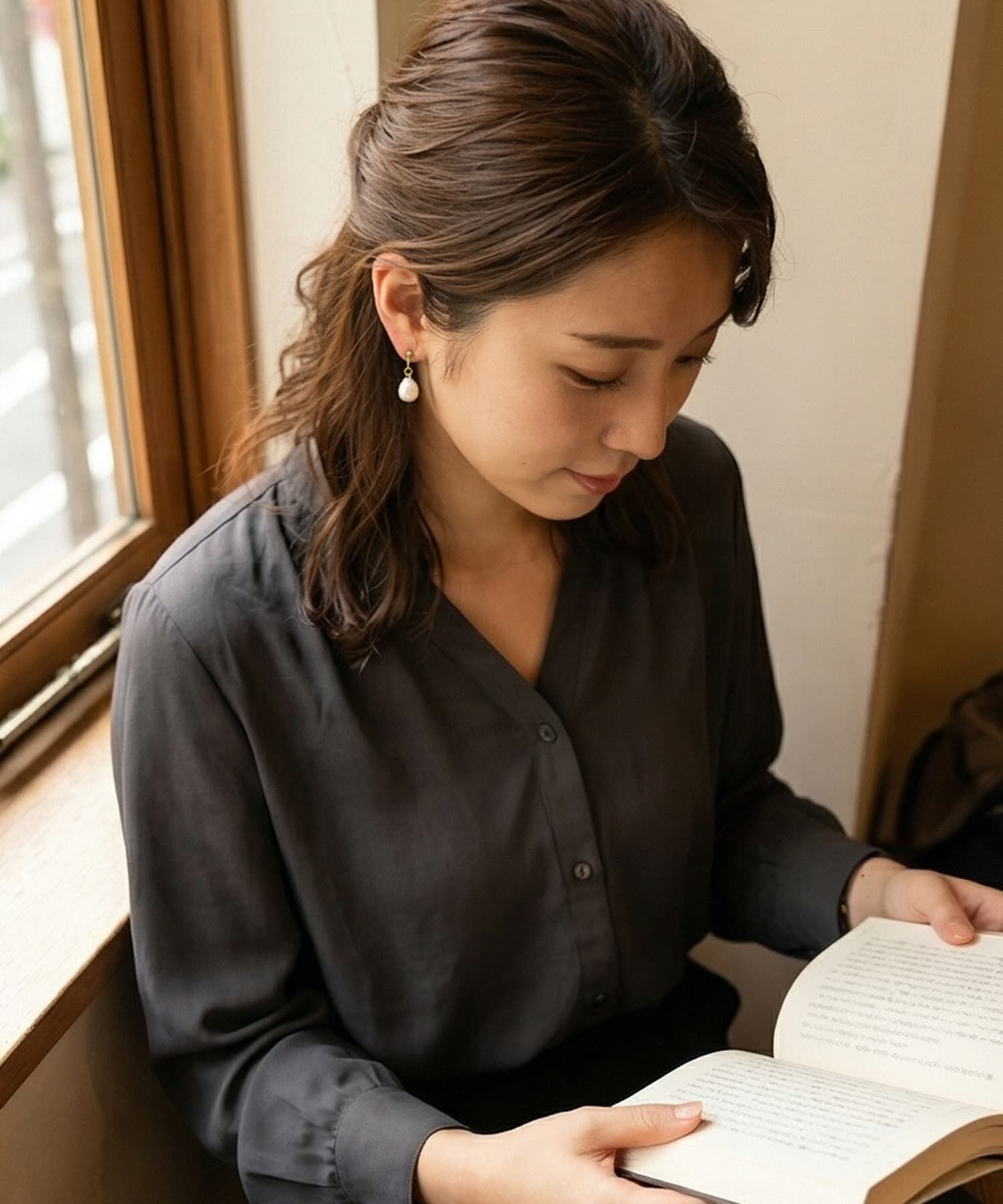 STYLE DELI「【DELI by】揺れ感淡水パールのミニドロップピアス」|ピアス|