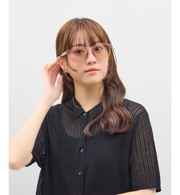  「SUNCUTGlasses/UV100%CUT ウェリントン型 サングラス | カラーレンズ 軽量 TR素材 紫外線対策 UVカット」|サングラス|