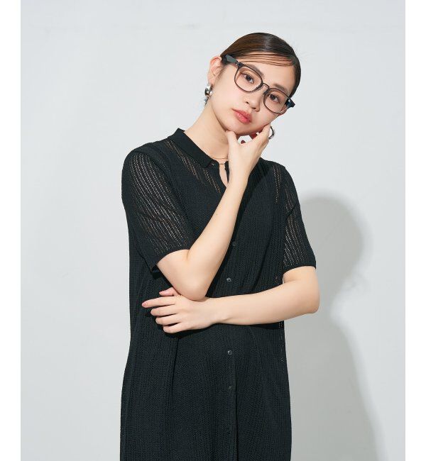  「ウェリントン型 メガネ | レザー調 ラバーテンプル ズレ落ち防止 メンズ ビジネス レンズ交換券付」|メガネ|