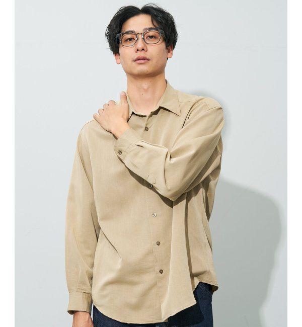  「ウェリントン型 メガネ | レザー調 ラバーテンプル ズレ落ち防止 メンズ ビジネス レンズ交換券付」|メガネ|