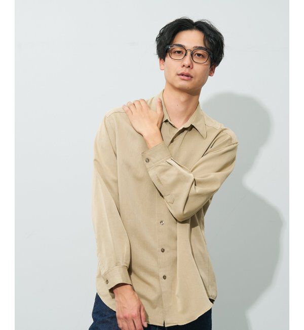  「ウェリントン型 メガネ | レザー調 ラバーテンプル ズレ落ち防止 メンズ ビジネス レンズ交換券付」|メガネ|