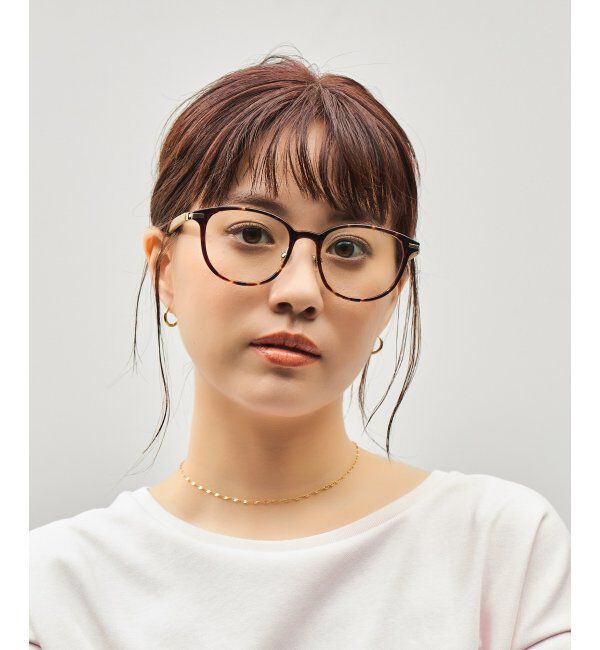  「ボストン型 サングラス (クリアUV100%) クリアレンズ レザー調ラバーテンプル｜紫外線対策 UVカット」|サングラス|