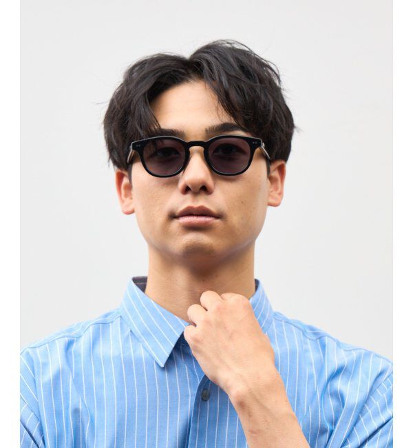  「【WEB限定】Zoff｜STUDIO SEVEN｜ウェリントン型 調光サングラス 紫外線で色が変わる 紫外線防止 UVカット」|サングラス|