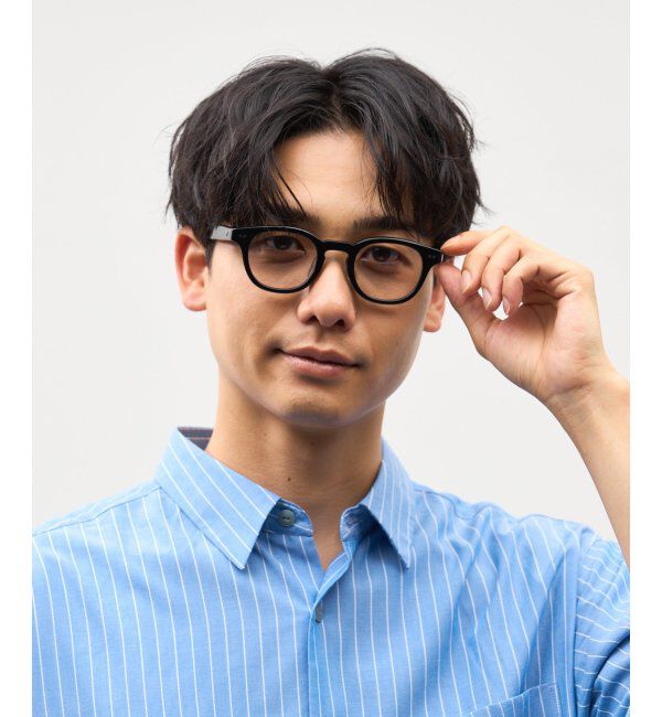  「【WEB限定】Zoff｜STUDIO SEVEN｜ウェリントン型 調光サングラス 紫外線で色が変わる 紫外線防止 UVカット」|サングラス|