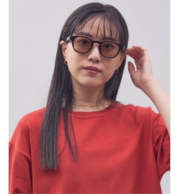  「【WEB限定】Zoff｜STUDIO SEVEN｜ウェリントン型 調光サングラス 紫外線で色が変わる 紫外線防止 UVカット」|サングラス|茶系デミ