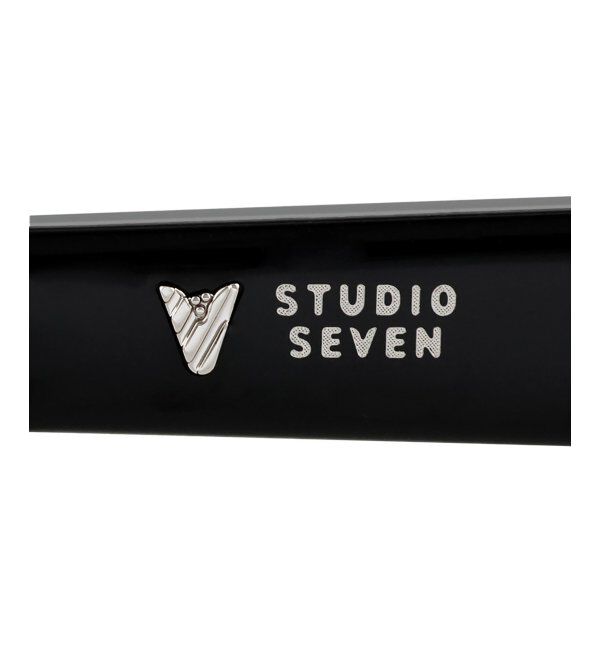  「Zoff｜STUDIO SEVEN｜ウェリントン型 メガネ 太縁フレーム 黒縁｜伊達メガネ 度付きメガネ レンズ交換券付」|メガネ|