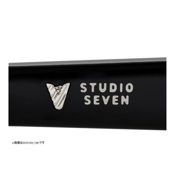  「Zoff｜STUDIO SEVEN｜ウェリントン型 メガネ 太縁フレーム 黒縁｜伊達メガネ 度付きメガネ レンズ交換券付」|メガネ|