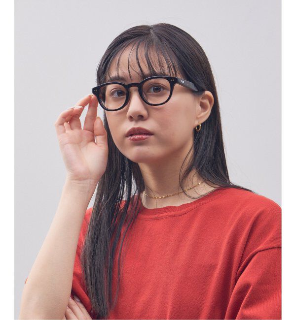 「Zoff｜STUDIO SEVEN｜ウェリントン型 メガネ 太縁フレーム 黒縁｜伊達メガネ 度付きメガネ レンズ交換券付」|メガネ|