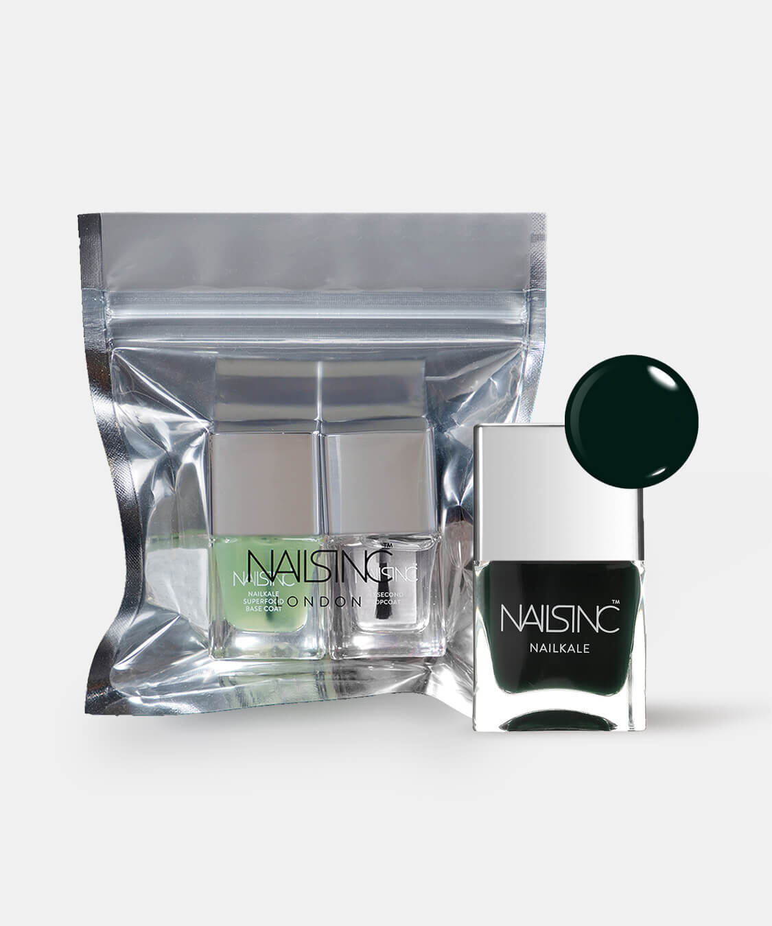 NAILS INC「Mini Base and Top Kit + NAILKALE」|ネイルカラー|ﾌﾞﾙﾄﾝﾐｭｰｽﾞ