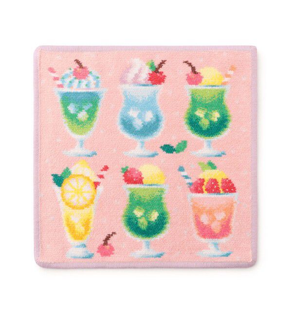 LOVERARY BY FEILER「ラブラリーパーラー　ハンカチ」|ハンカチ|ピンク