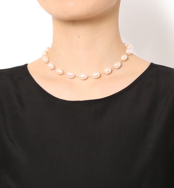  「K14GF 淡水パール チョーカー」|ネックレス|