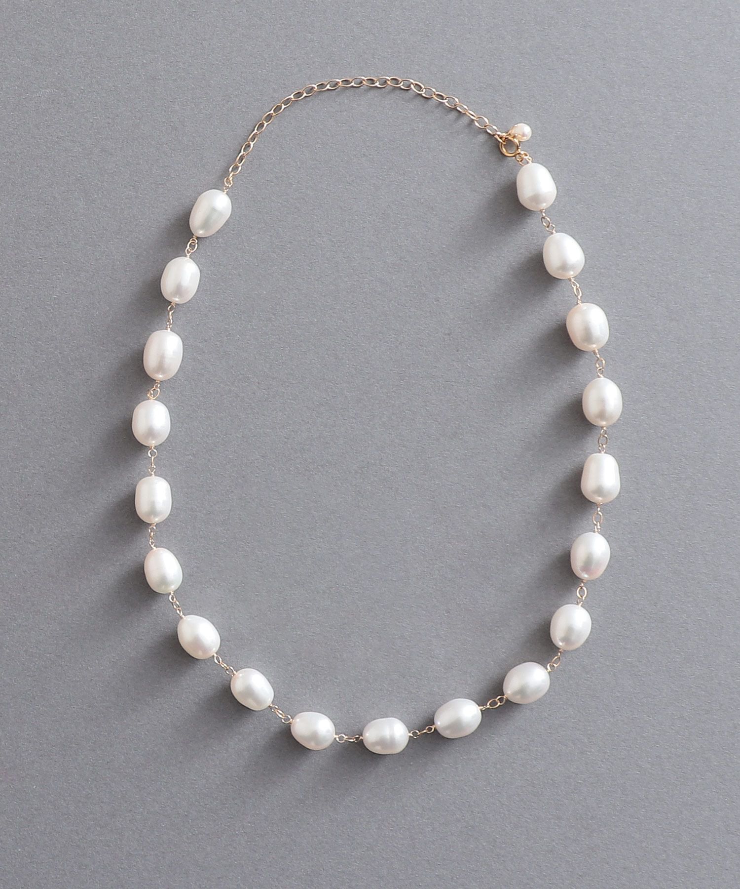  「K14GF 淡水パール チョーカー」|ネックレス|