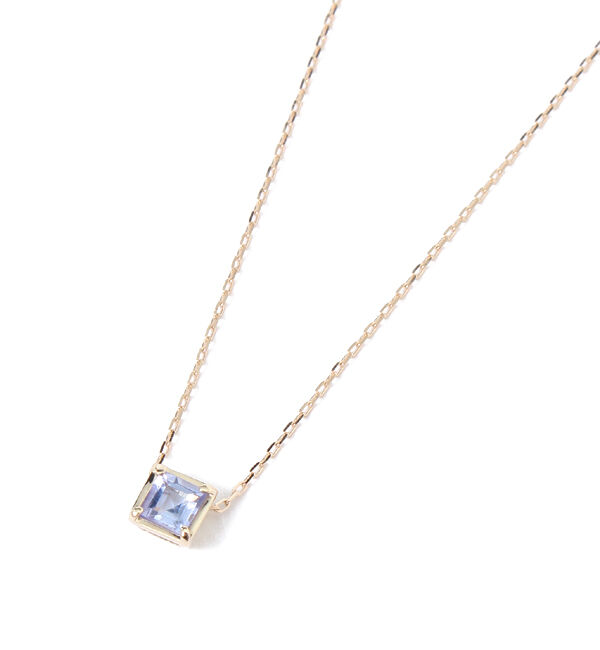JUPITER「【シリーズ累計販売 4000点突破！】【K10】天然石ネックレス/12月誕生石/タンザナイト」|ネックレス|ゴールド