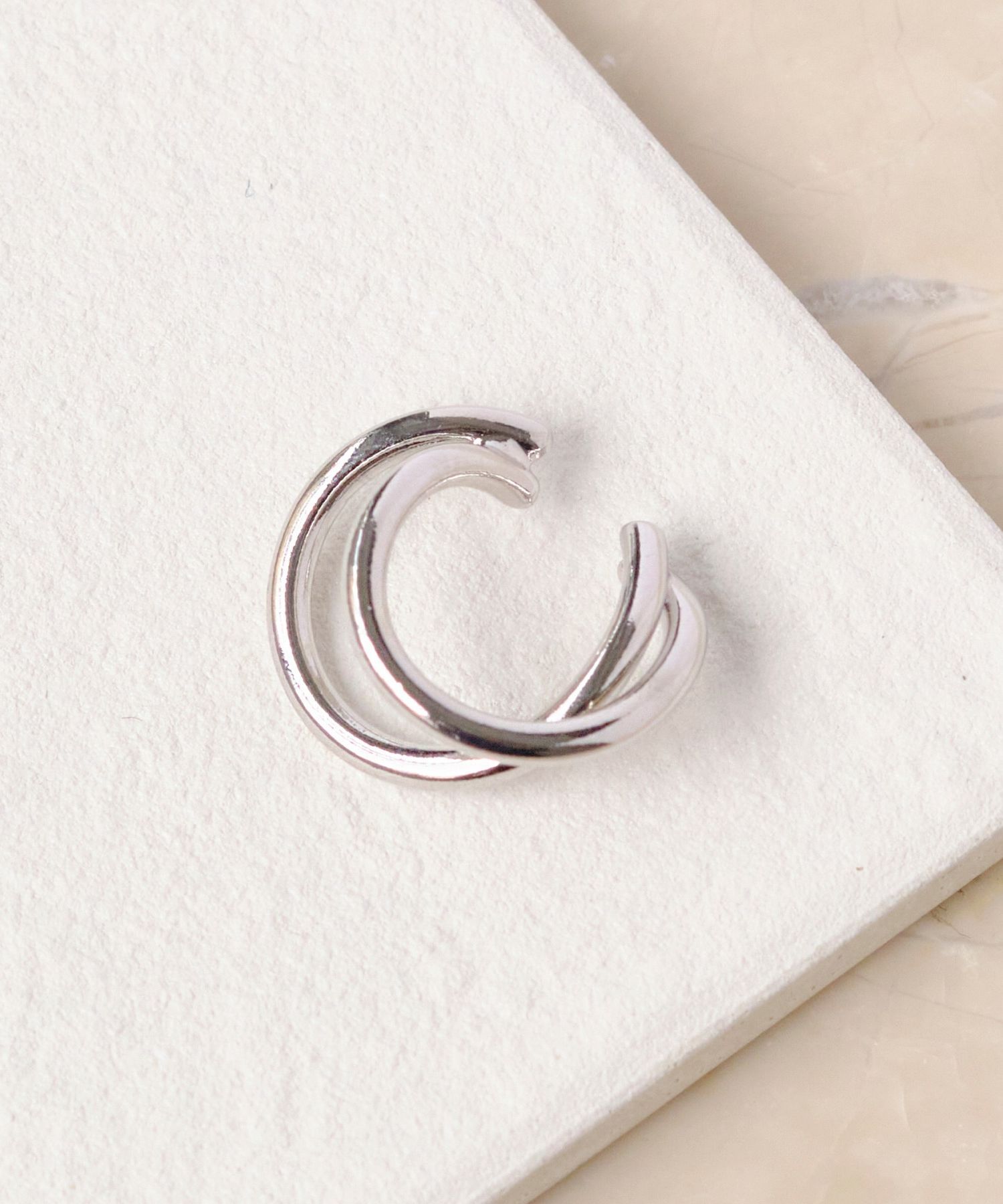 Phoebe「ミニマムリュクスイヤーカフ　シルバー」|イヤーカフ|